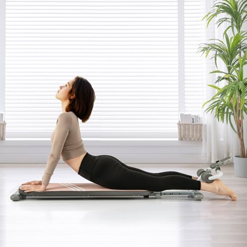 Goplus Sit Up Bench for AB Exercise, Foldable Workout Bench w/3 Gear Adjustable Angles & Adjustable Length, Versatile Fitness Equipment for Home Gym, 330 LBS Load Capacity