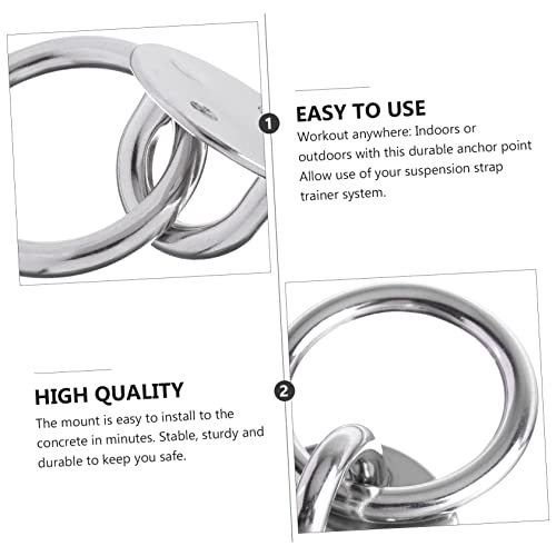 KICHOUSE Wall Mount Suspension Ceiling Anchor Bracket for Straps and Rings