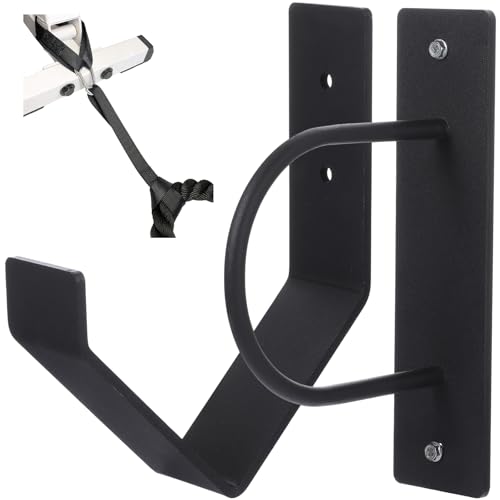 Battle Rope Wall Mount Kit with Anchor Strap Heavy Duty Steel Battle Rope Wall Mount Kit with Anchor & Storage Hook and Reinforced Nylon Strap, Easy and Fast Setup