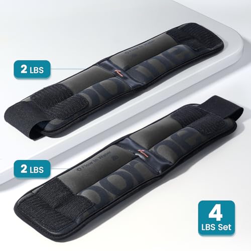 Sportneer Ankle Weights for Men Women Strength Training, 4/10 lbs Pair Leg Weights Set Comfortable and Soft Perfect for Dancing Running Walking Fitness Workout