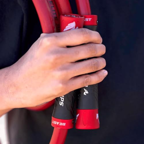 Muay Thai 3.0 Weighted Jump Rope for Men & Women - Professionally Designed for High-Intensity Training | Muay Thai, MMA & Fitness Jump Rope - Full Body Workout Weighted Rope