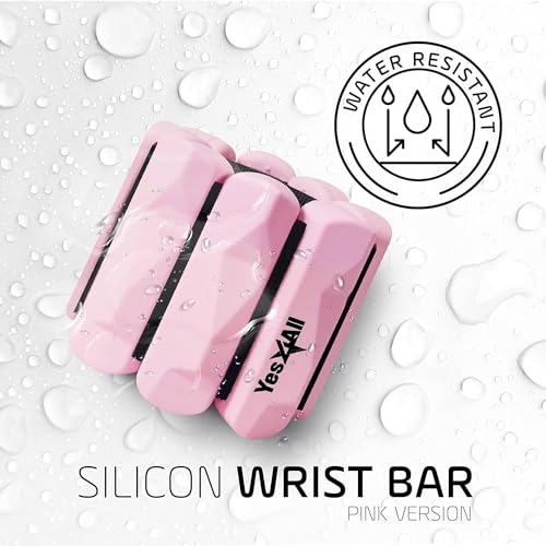 Yes4All Adjustable Wrist & Ankle Weights 3.5/5 LB Pair, Leg Weights for Women & Men, Weighted Arm Bands with Removable Sandbags for Fitness, Pilates, Walking, Strength Training - Versatile Colors