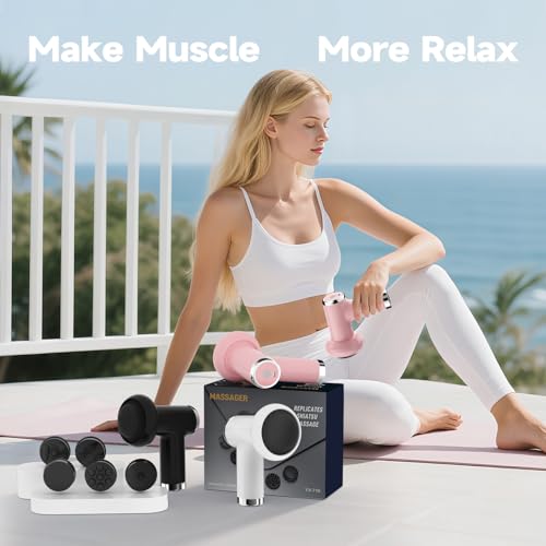 Anti Cellulite Massage Tool, Body Sculpting Machine for Women, Lymphatic Drainage Device with Lipo Roller, Handheld Home Use for Belly Fat, Stomach, Thighs & Buttocks Sculpting (Pink)