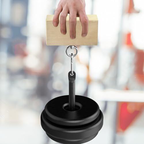 Grip Strength Training Beech Wood Pinch Block & Half-Sphere Ball with Loading Pin β Hand, Finger, Forearm Workout Set for Climbing, Lifting, Fitness Training - color: set