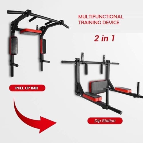 3 in 1 Heavy Duty Multifunctional Pull up bar for Wall mounting, Pull-up bar