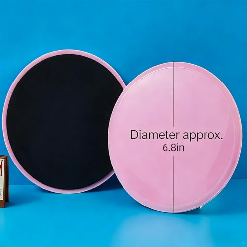 2-Pack Core Sliding Discs | Dual-Sided Workout Sliders for Carpet & Hardwood Floors, Fitness Exercise Pads for Home Gym