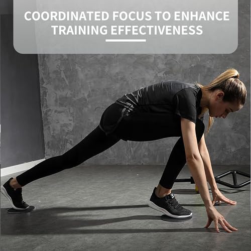 Sliders for Working Out, Exercise Workout Sliders Disc, Core Sliders for Working Out 2PCS (Black)