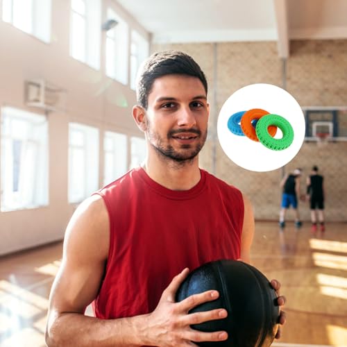 Alipis 3pcs Silicone Hand Strengthening Rings for Wrist Finger Forearm Strengthening Non-slip Hand Exercise Grip Rings for Rehabilitation and Muscle Development Portable Workout