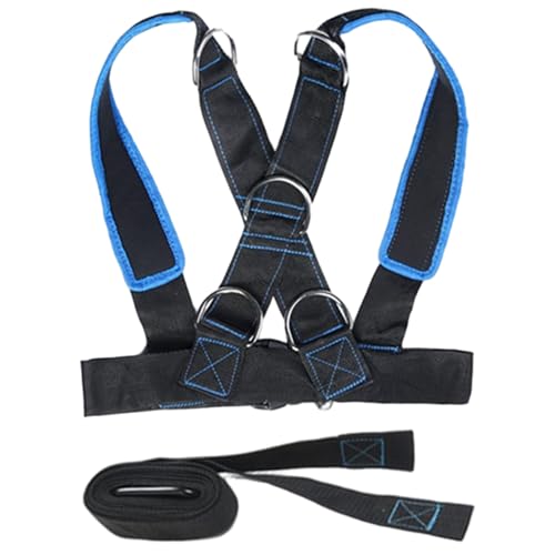 Sled Harness Adjustable Heavy Duty Reinforced Pull up Belt for Resistance Training, Enhancing Leg, Calf, Back, Chest, Shoulder