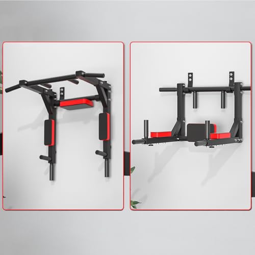 Wall Mount Hooks, Multifunctional Wall Mounted Pull Up Bar Four Hooks with Wall Mount Screws