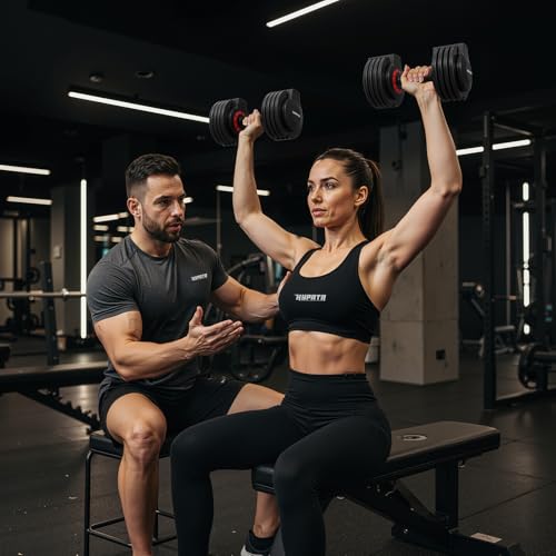 25/50/55 lbs Pair Adiustable Dumbbell Set, Adiust Dumbbell Weight for Exercises Pair Dumbbells for Men and Women in Home - color: 25LBS Pair