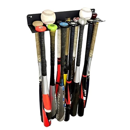 2 Pack Gym Storage Rack Wall Mount, Heavy Duty Metal Gym Organizer for Resistance Bands, Barbells, Jump Ropes & Cable Attachments, Up-Turned Hooks Prevent Slipping, Includes Screws & Anchors for Home Gym Equipment Storage