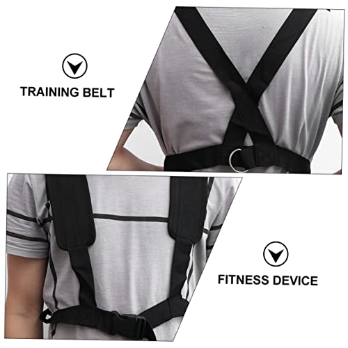 Mikikit 2pcs Weight-bearing Training Belt for Strength Training and Sled Pulling Fitness for Outdoor Workouts and Tire Drags