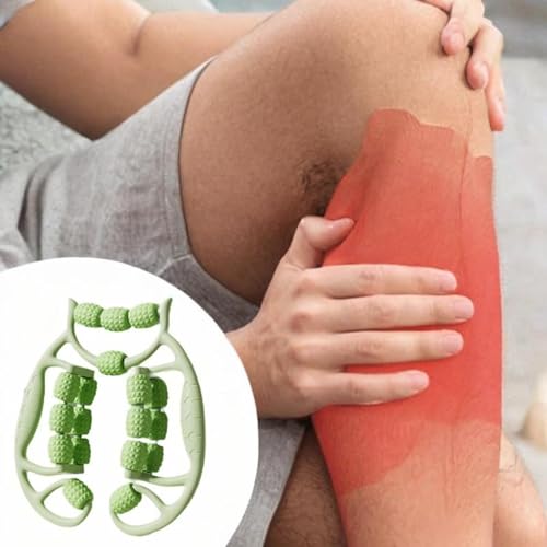 Leg and Calf Massage Roller, Deep Tissue Sports Recovery Tool, Green