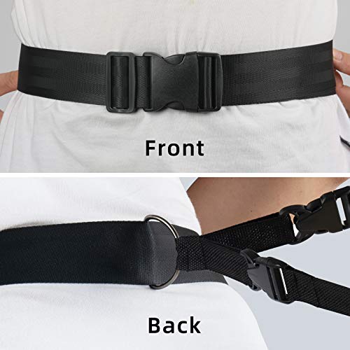 Running Parachute Pack of 2-56 Inch Speed Resistance Chute for Football, Basketball Training - Adults (Black)
