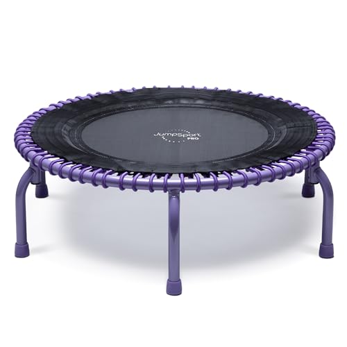 JumpSport 44" PRO Fitness Trampoline, Model 550 Exercise Rebounder, Purple