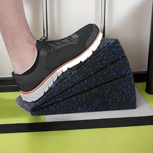 Calf Raise Block | Anti-Slip Foam Wedge Calf Stretcher - Incline Board for Squat | for Yoga Pilates Home Gym Recover Training Mobility