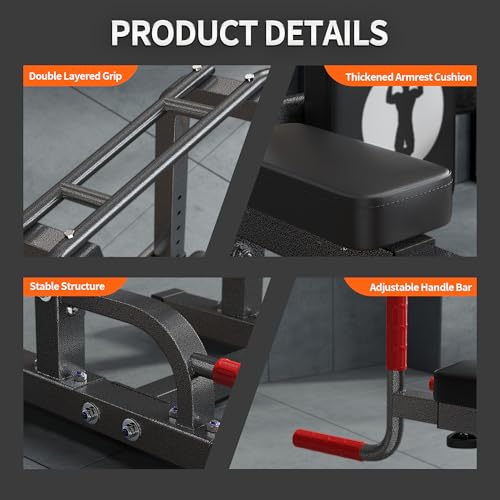 SogesHome Multifuntional Power Tower Pull Up Bar Dip Station for Home Gym - color: Black