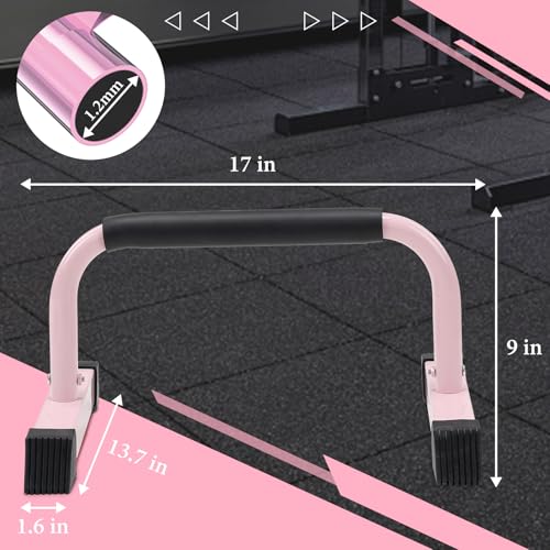 Push Up Bar, 700 LBS Potable Dip Bar with EVA Handle for Home GYM Gymnastics Calisthenics Equipment Apartment Courtyard Balcony Exercise Fitness Upper Body Arm Back Man Woman Kid