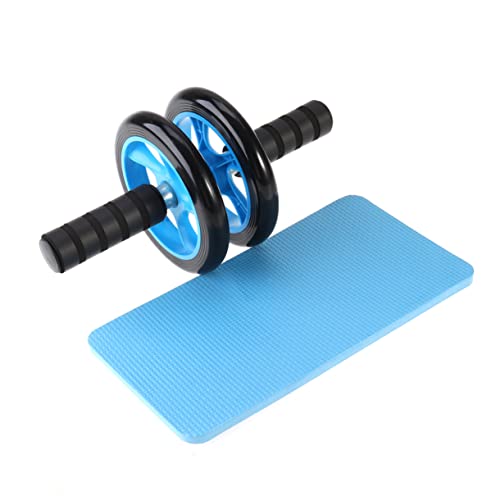 Toddmomy Ab er Two Wheels Kayak Seat ers for Core Workout Abdominal Muscle Wheel Gym Gear Abdominal er Blue