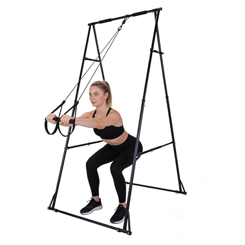 Generic Foldable Pull Up Bar Free Standing Multi-function Power Tower Dip Bar Pull Up Station Home Gym Strength Training Equipment