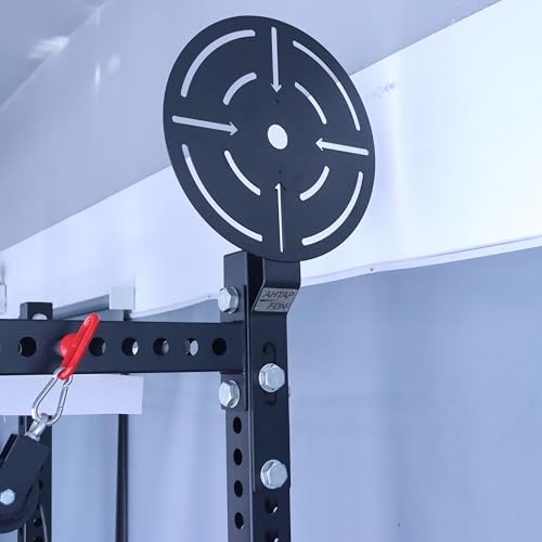 Wall Ball Target for Rack Mounted with Extension,Medicine Ball Target for Power Rack Attachments,Home Gym Exercise Ball Squash Fitness for Enhance Explosive Power