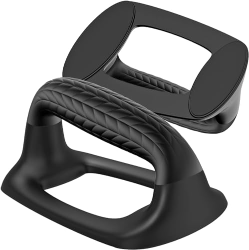SELEWARE Push Up Bars Pushup Stands Push Up Handles w/Soft Rubber Handles - color: B: Black