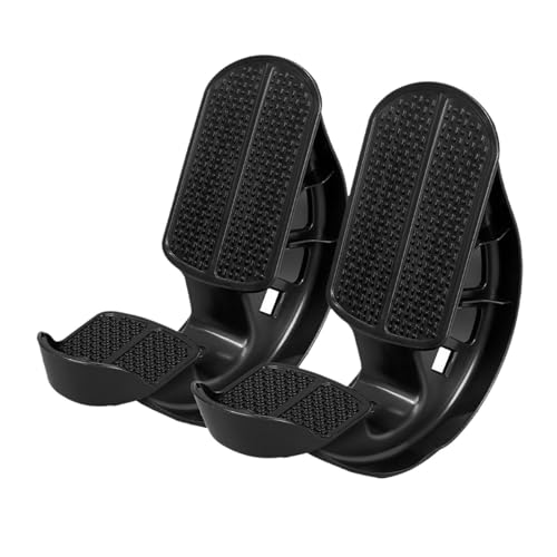 Menolana 2X Foot Rocker Calf Stretcher Portable Fitness Pedal Workout Stretching Tool Tendon Stretch Board for Tight Calves Office Use, Black
