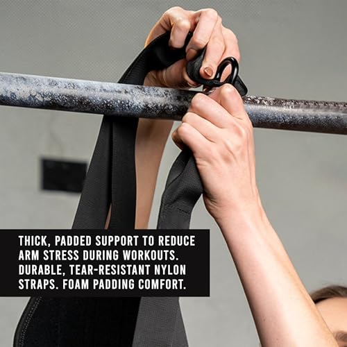 AYRO Fitness Hanging Ab Straps for Pull up Bar, Exercise Straps For Core Strength Training, Abdominal Sling Straps For Ab Swing & Leg Raises, Gym Hang Bar Straps For Men & Women, Abs Equipment For GYM & Home