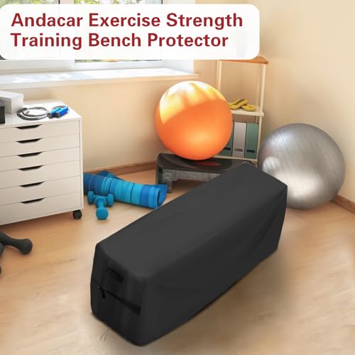 Weight Bench Cover - Exercise Workout Bench Cover Waterproof Protective Covers for Sit-Up Board, Black - size: 45"L×12"W×16"H