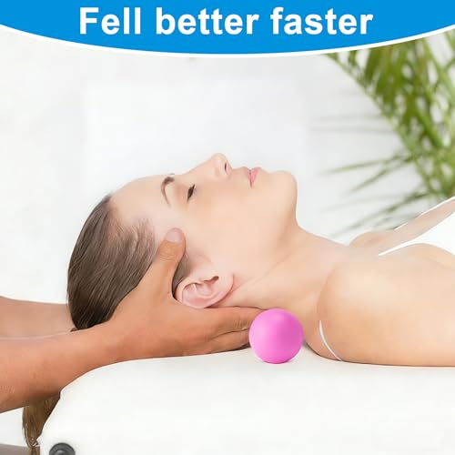 Aegero Peanut Massage Ball-Double Lacrosse Massage Ball (Grey Firm Ball) - color: Black