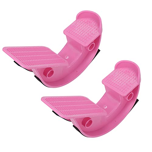 2 Pcs Calf Stretching Board Incline Board Calf Stretcher Ankle Foot Incline for Foot Stretch Training Knee Rescuer Yoga - color: Pink