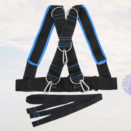 BESPORTBLE Resistance Bands Set Pull up Bands Sled Workout Harness Fitness Strap Shoulder Strap Material Sturdy No- Strength Building