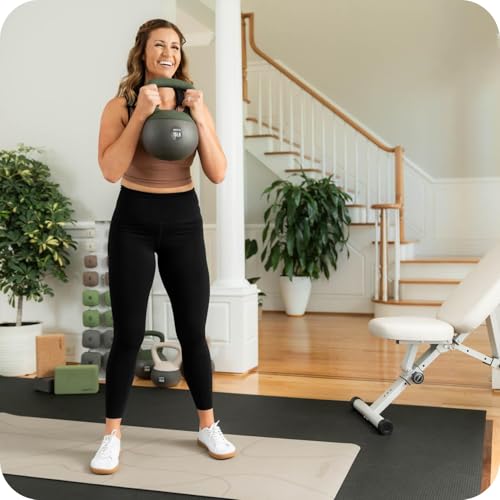 WeGym Soft Kettlebells and Kettlebell Sets for Home Strength Training - color: Sandstone-3 PCS, style: 10+15+20LB