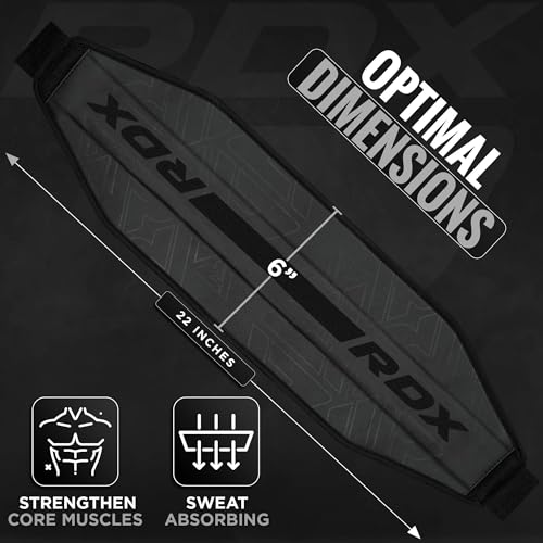 RDX AB Straps for Pull Up Bar Hanging (Pair), Maya Hide Leather, Abdominal Muscle Building Padded Arm Support Slings with D-Ring Strap, Leg Raise Exercise Fitness Workout Strength Training, Men Women - color: Black
