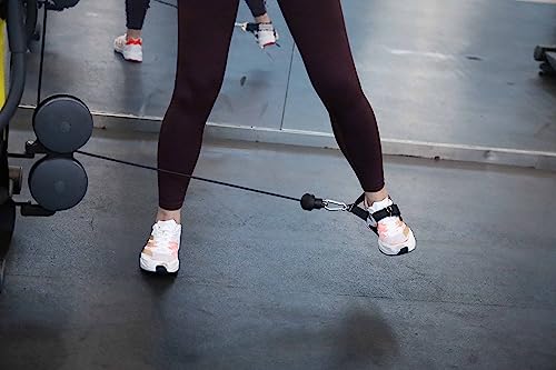 Glute Workout Kickback Strap – Booty Building and Workout Trainer – Home and Gym Leg Resistance Booty Bands for Cable Machines