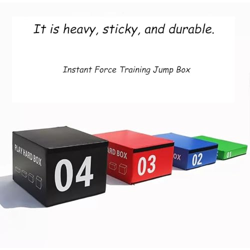 Jumping Box Training Soft Foam Enhanced Box Jumping Set Stackable Box for Home and Gym Can Be Provided Separately Or in Full