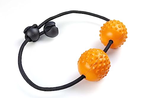 activelife - HighTrainer, Double Lacrosse Resistance Band and Balls Massager for Deep Tissue Massage, Gaming Accessory for Comfort, Stretching and Exercise for the Back, Neck and Shoulders