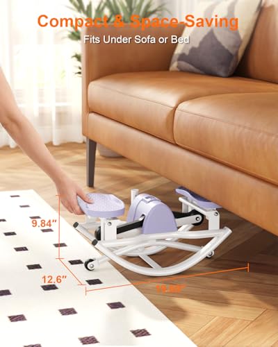 Rock Stepper for Exercise at Home, Rocking Stepper Side to Side - color: Purple