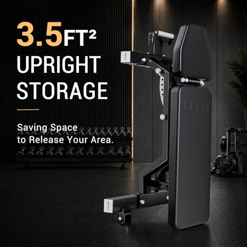 Keppi Fitness Bench6000 Weight Bench, Commercial Grade FID Workout Bench - color: Gross Black