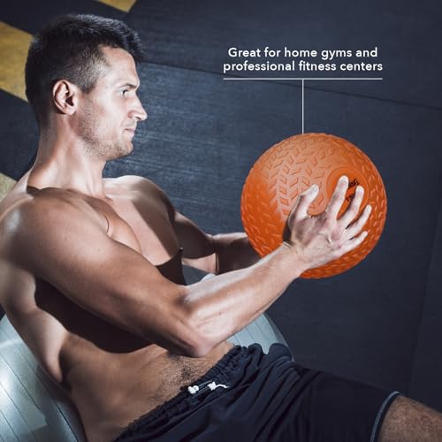 Spalding - Slam Ball for Strength & Conditioning, Weighted Exercise Ball for Core Training, Functional Fitness & Home Gym Workouts (15 Lb)