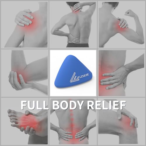 Trigger Massage Point, Manual Massage Ball, Muscle Knots Relief Tool, Myofascial Release, Physical Therapy, Deep Tissue Back Massage, Plantar Fasciitis, 2.9 in x 2.1 in (Blue) - style: 02 - Trigger Blue