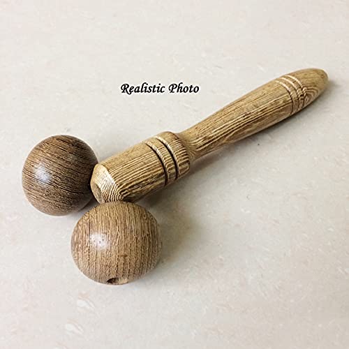 Broman Gua Sha, Muscle Roller, Wood Therapy Massage Tools/Reflexology Tools Used as Facial Arm Hand Body Calf Leg Foot etc Massager, Roller Massager