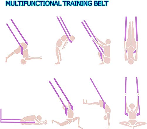 Fitness Yoga Stretching Strap, Adjustable Leg Stretcher Back Bend Assist Trainer, Improve Leg Waist Back Flexibility Home Gym Equipment for Rehab Pilates Ballet Cheerleading Splits Gymnastics