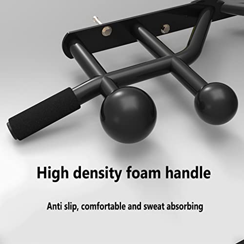 Chin Up Bar Heavy wall Mounted Steel Pull up bar | with a Grip Ball | Home Gym arm Strength Training Horizontal bar | Safe Load 300kg