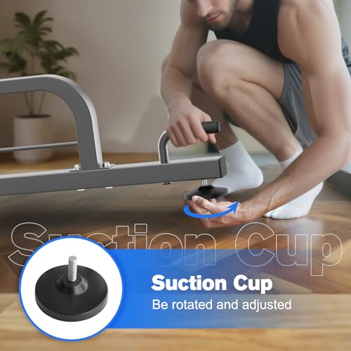RELIFE REBUILD YOUR LIFE Power Tower Pull Up Bar Station Workout Dip Station for Home Gym Strength Training Fitness Equipment - color: Silver
