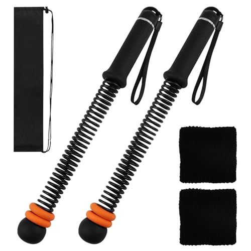 Ropeless Battle-Ropes (2-Pack) Portable Workout Ropes for HIIT Workouts,Cardio & Muscle Training, Low-Impact Training Heavy Duty Arm Exerciser for Strength Training