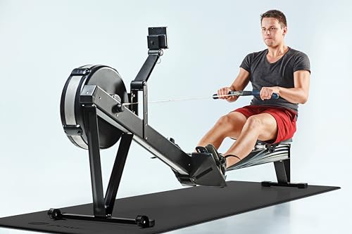 Rowing Machine Mat, Treadmill Mat for Carpet & Hardwood Floors - Rower Mat for Hydrow, Concept 2, Peloton Rower, Exercise Equipment, Gym Equipment