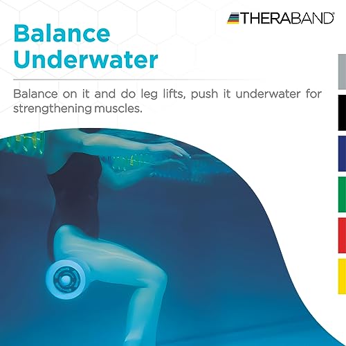 THERABAND Swim Bar with Padded Grip for Buoyancy-Based Swim Training and Swim Lessons, Aquatic Fitness Equipment, Aqua Training Barbell, Water Aerobics Equipment, Swimming Aid for Children to Seniors - size: One Size, style: Swim Bar