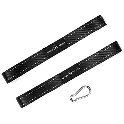 Battle Rope Anchor Strap Kit | Heavy Duty Reinforced Nylon | Easy and Fast Setup | Stops Rope Damage | Stainless Steel Carabiner | Includes Exercise Guide |